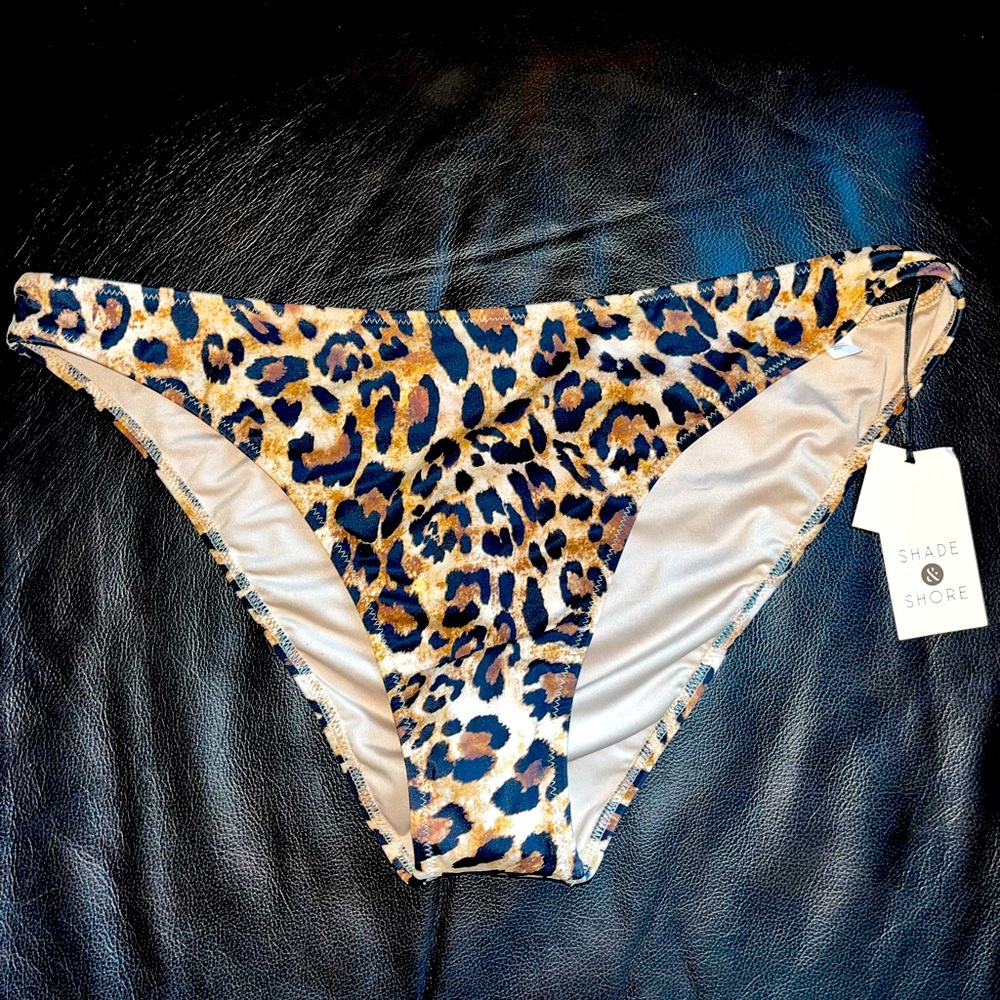 Shade & Shore Cheetah Bikini Bottoms